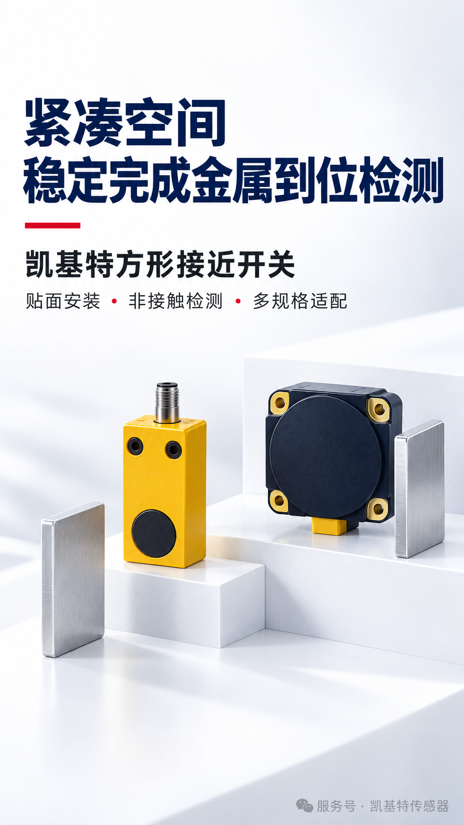 产品推荐 | 凯基特方形接近开关系列,减少空间占用、调试时间与机械磨损! 产品推荐 | 凯基特方形接近开关系列,减少空间占用、调试时间与机械磨损!