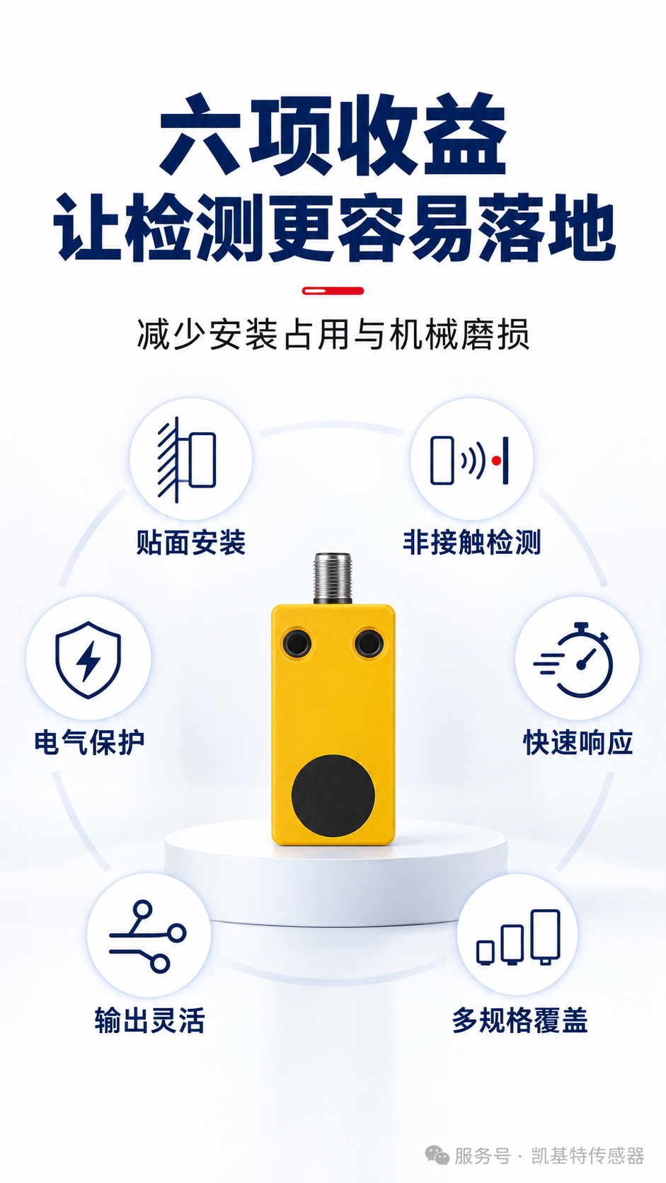 产品推荐 | 凯基特方形接近开关系列,减少空间占用、调试时间与机械磨损! 产品推荐 | 凯基特方形接近开关系列,减少空间占用、调试时间与机械磨损!